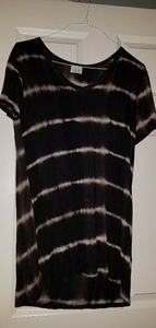 Ombre Tie Dye T Shirt Dress