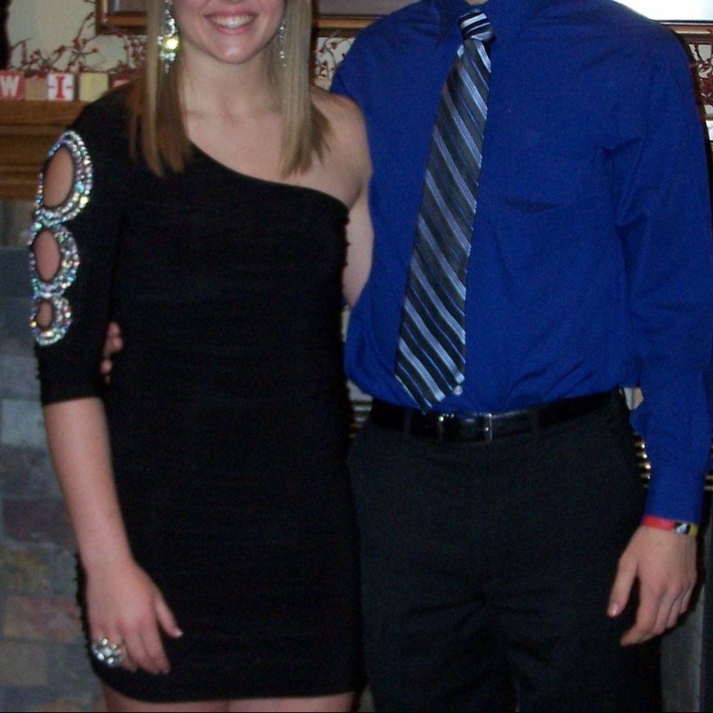 Black homecoming dress