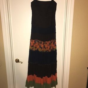 Gianni Bini strapless long formal dress