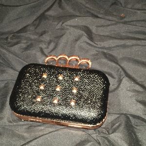 Rose gold purse