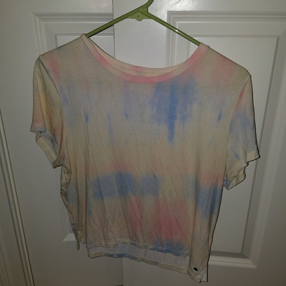 Pastel Tie Dye Crop Top