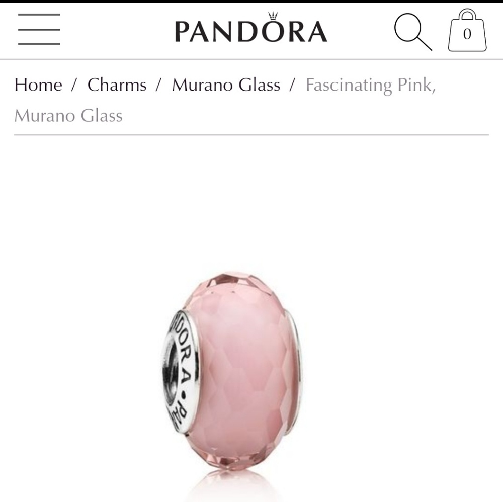 ISO!Pandora Pink Murano glass beads