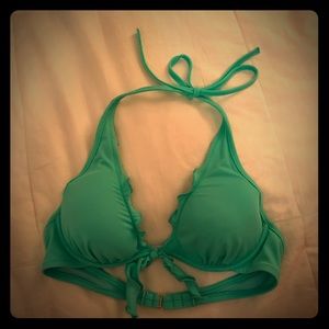 Victoria's Secret ruffled Swim Top 32B