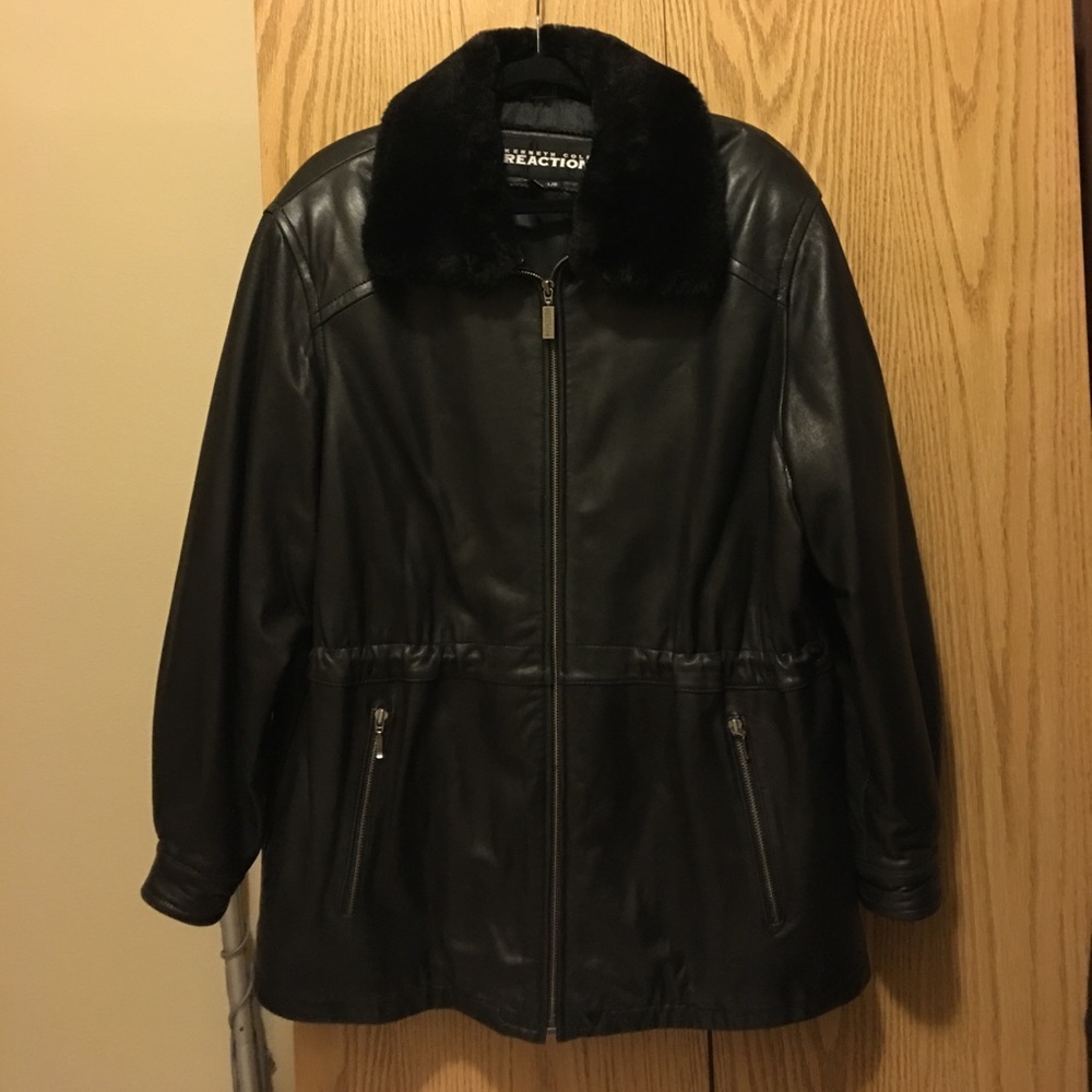 Kennith Cole, baby leather jacket