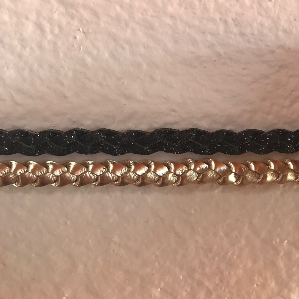 2 Assorted Braided Belt Pack