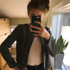 SAG Harbor Petite Olive Blazer