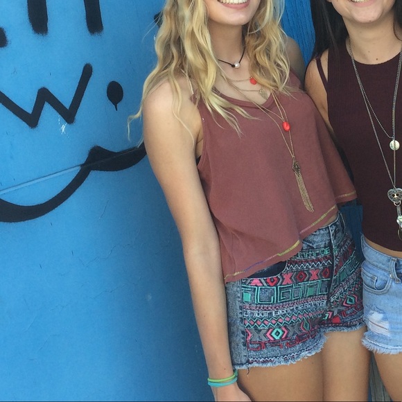 Apricot Lane high waisted jean shorts - Picture 3 of 3