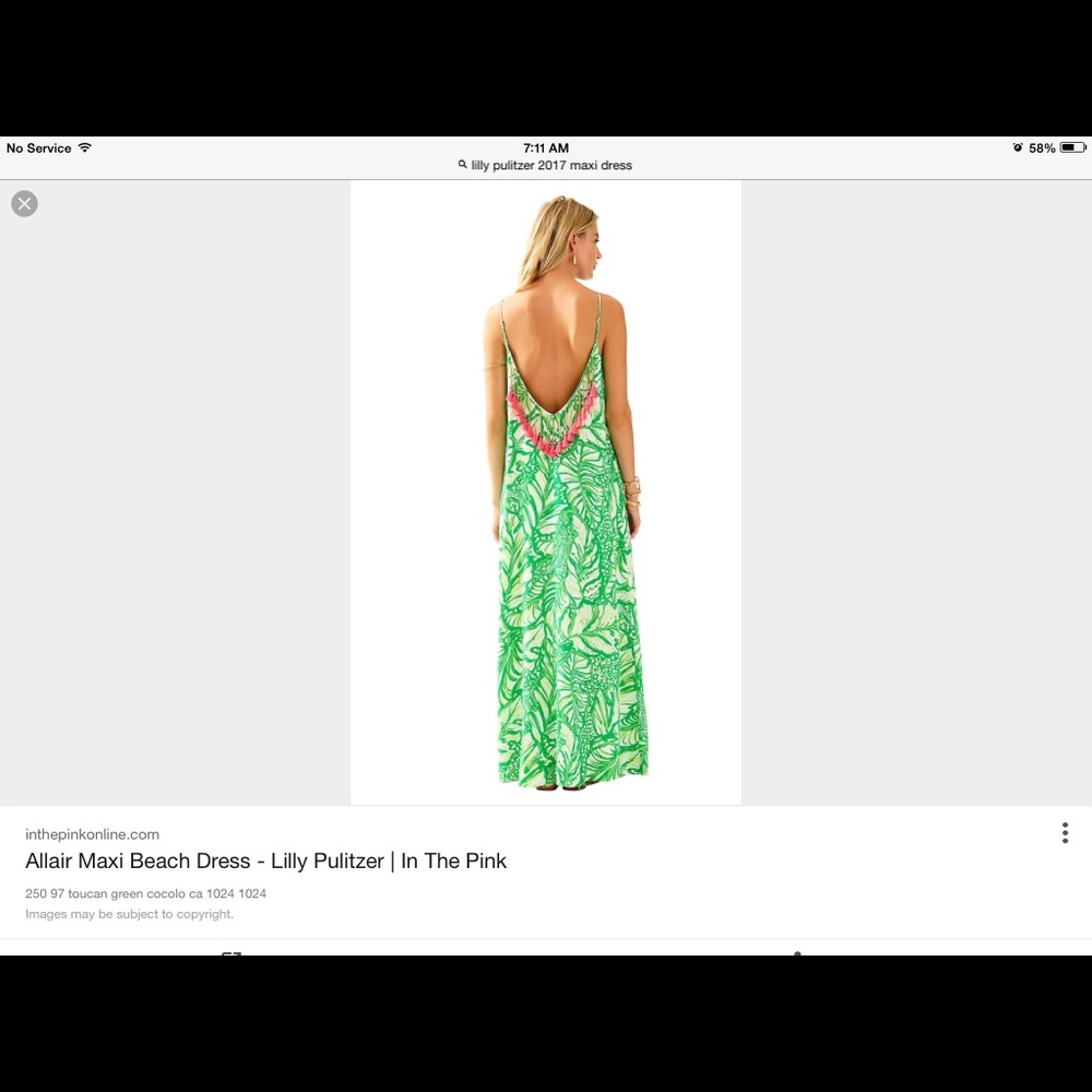 Lilly Pulitzer dress.