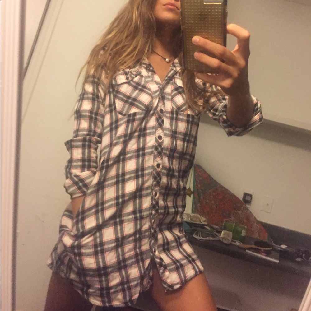 Flannel dress