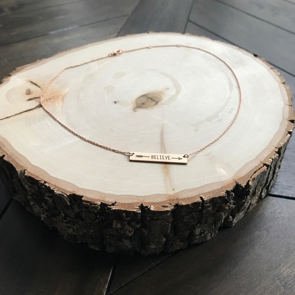 FIRST Boutique Item!!!! Rose Gold Necklace - Picture 2 of 3