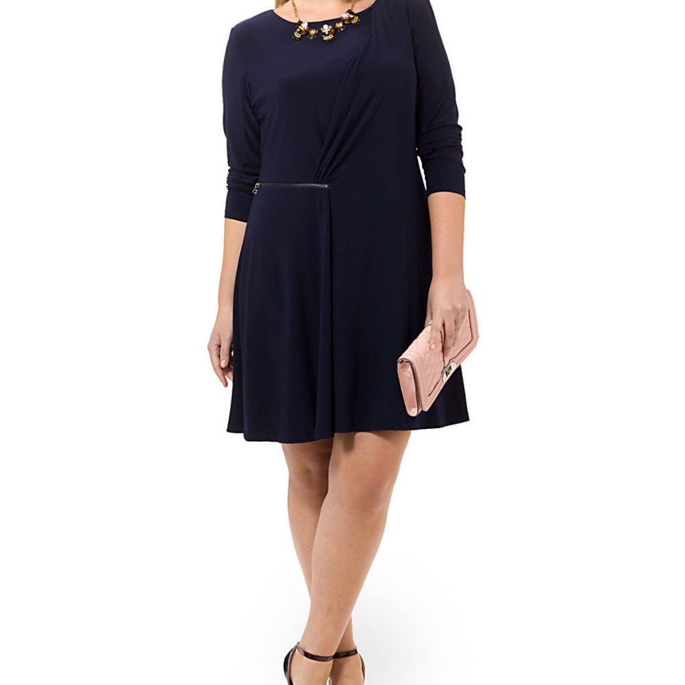 Taylor Gwynnie Bee Zipper Dress Plus Size 24