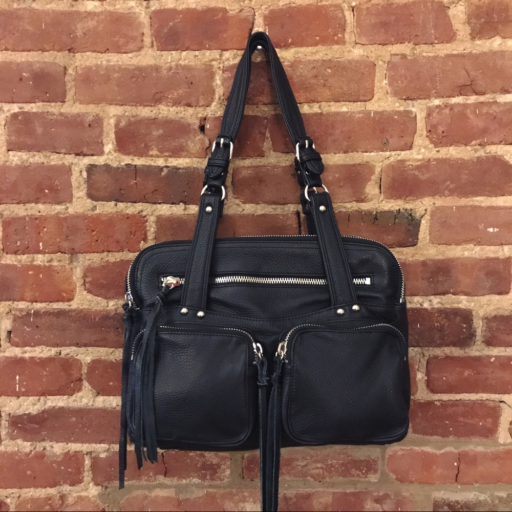Steve by Steve Madden Leather Bag w/ Tassels