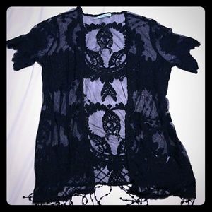 A lovely and elegant deep blue Small short sleeve