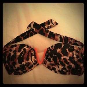 Cheetah Print Bikini Top