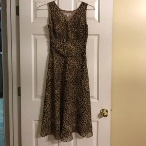 Ladies leopard print dress