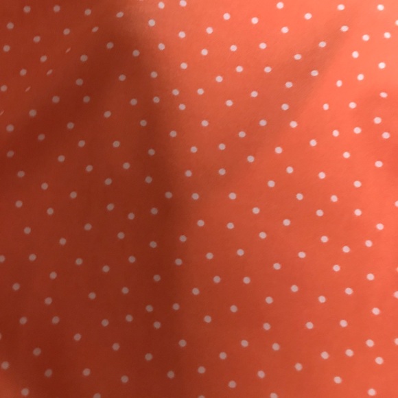 Polka dotted orange blouse - Picture 3 of 4