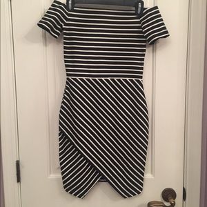 Black and white dress