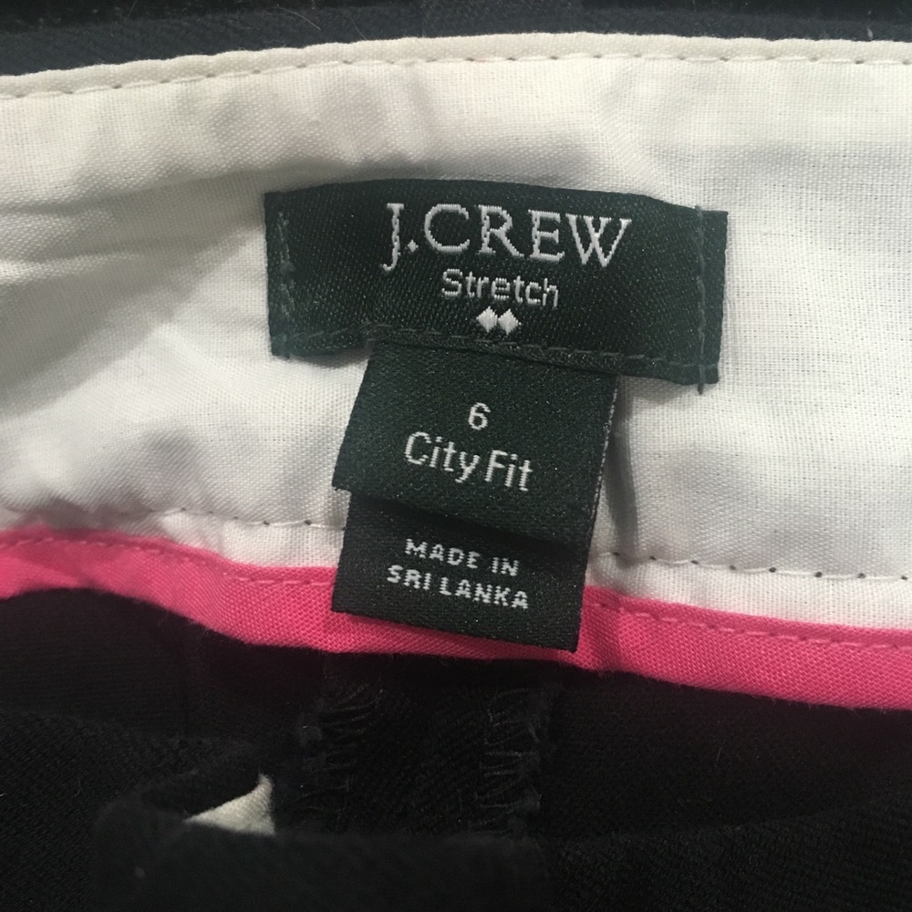 NWOT J crew city pant size 6