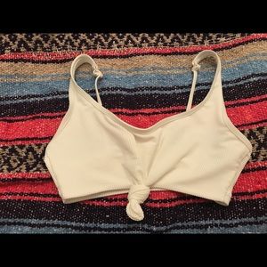 Frankie's Bikinis Greer Top White size large