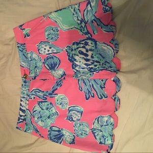 Lilly Pulitzer Scalloped Skort