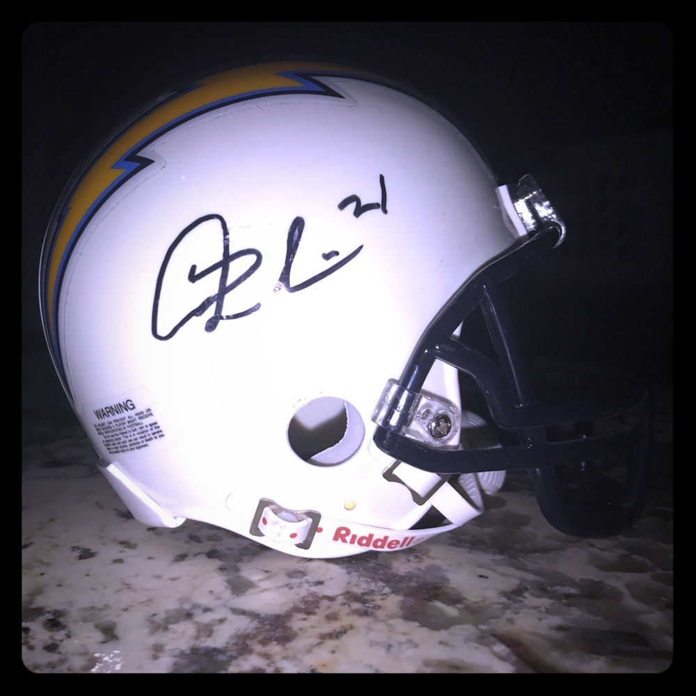 Signed LT mini riddell Helmet. REALLY 200$ Cheap!!