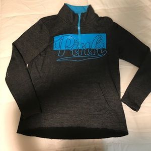 Pink VS Half Zip Hoodie