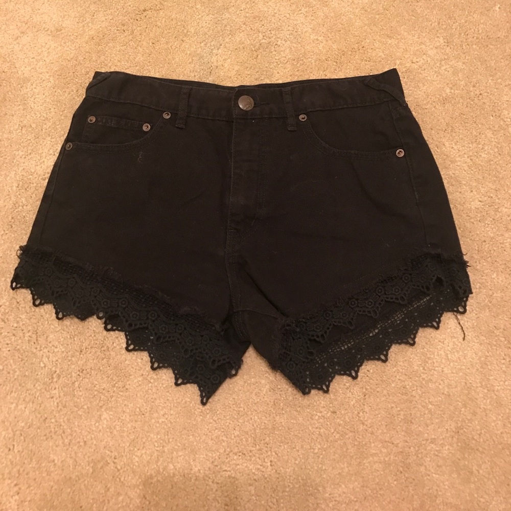 Free People Black Shorts
