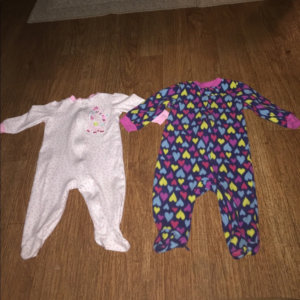 $15 for both/ $10 each 6-9 month footies.
