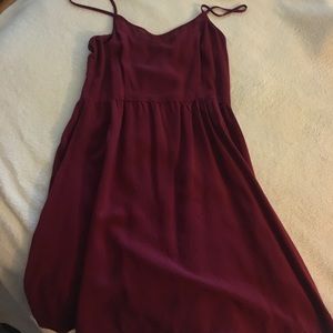 CUTE GARNET DRESS