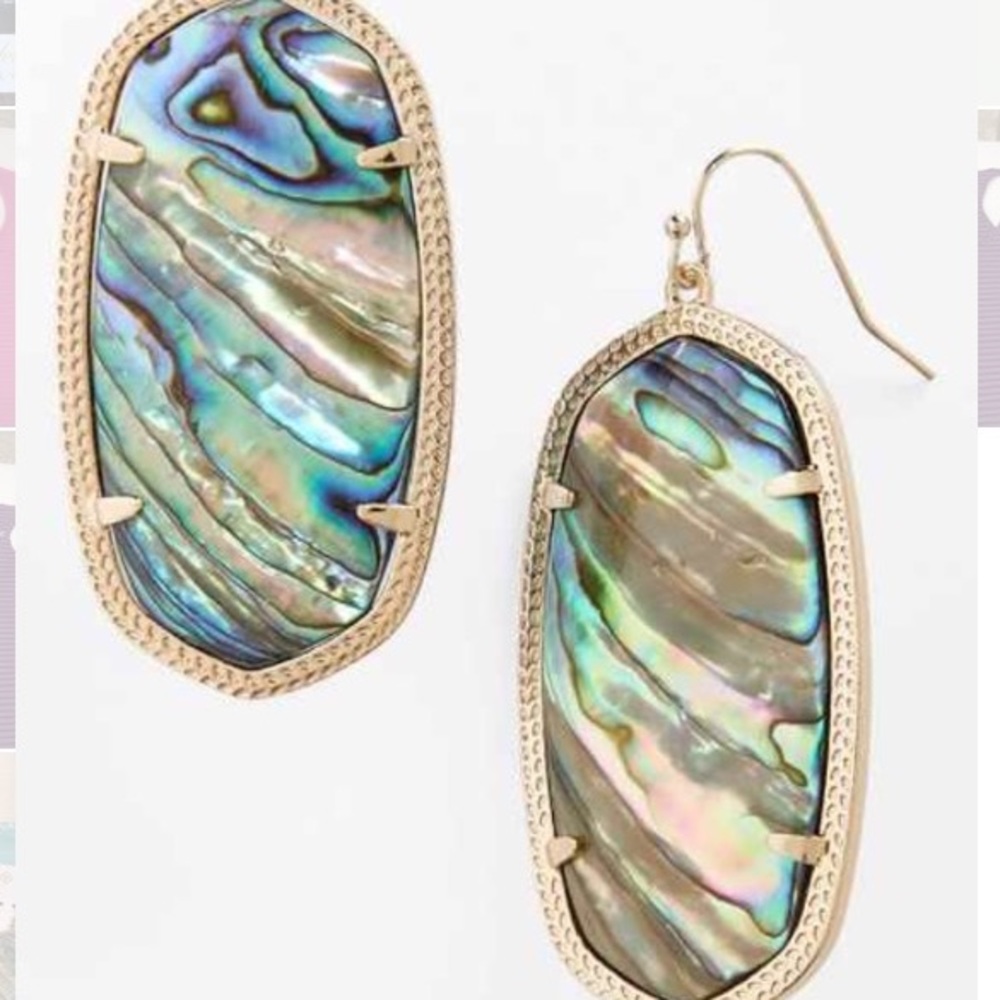 Kendra Scott Abalone Shell Danielle Earrings