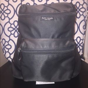 Black nylon KATE SPADE backpack.