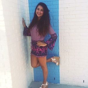 Long sleeve romper