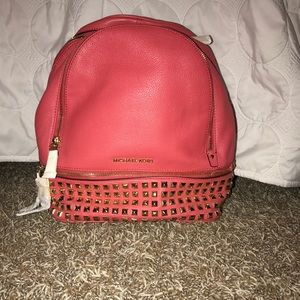 Michael kors studded backpack