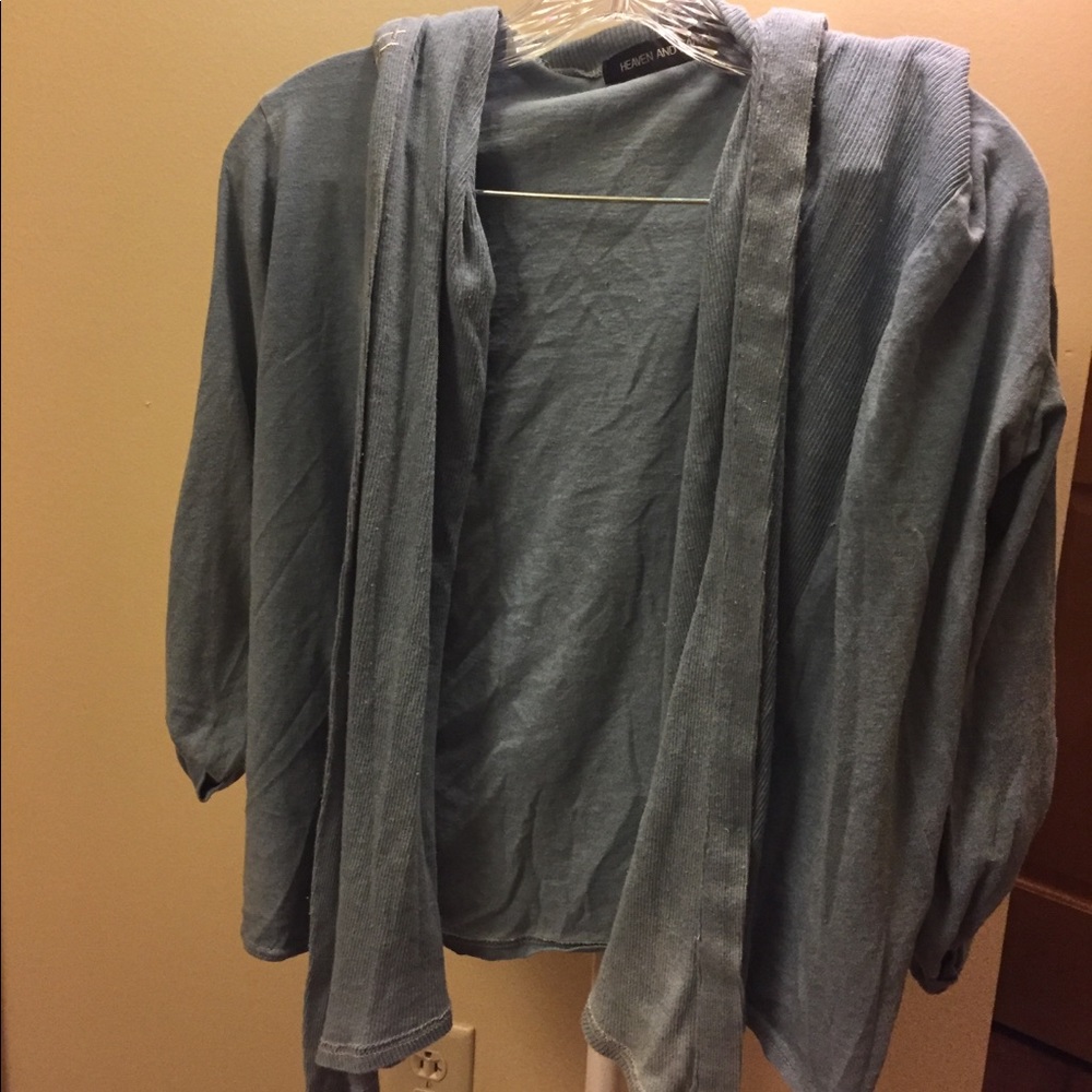 Light blue cotton jacket