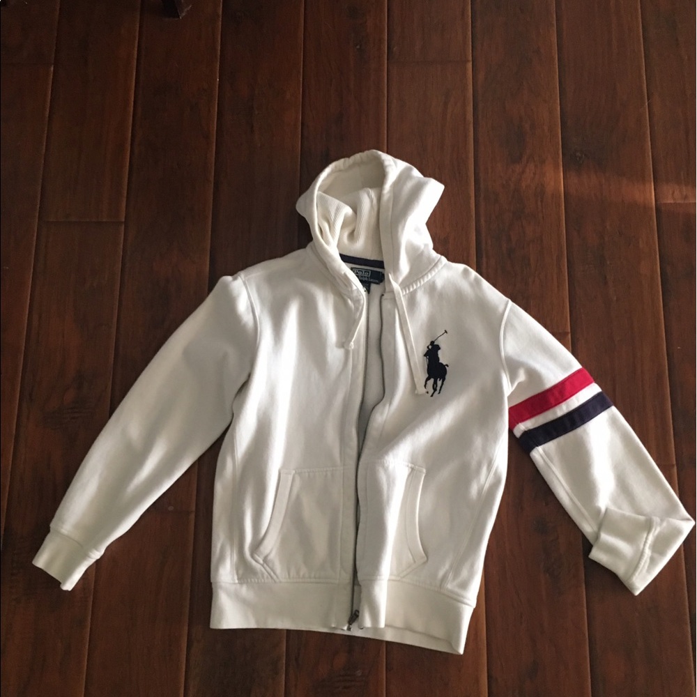 Polo zip up hoodie