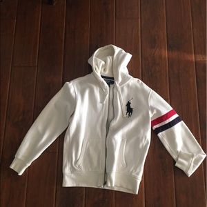 Polo zip up hoodie