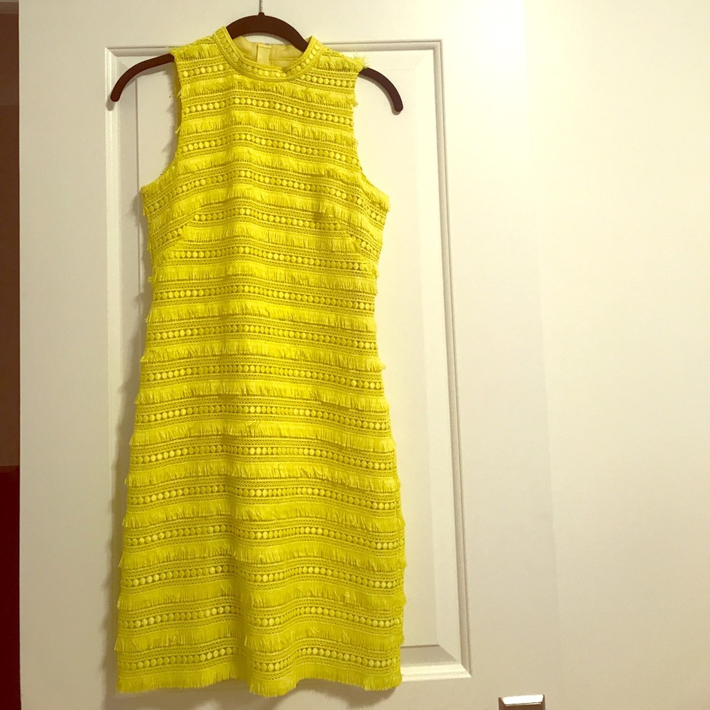 J. Crew Fringe sleeveless dress