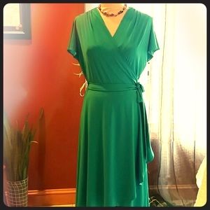NWT Teal Wrap Dress