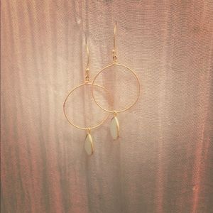 Moonstone earrings