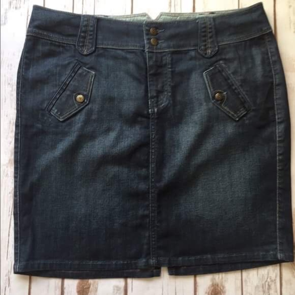 Anthro level 99 denim skirt sz 27