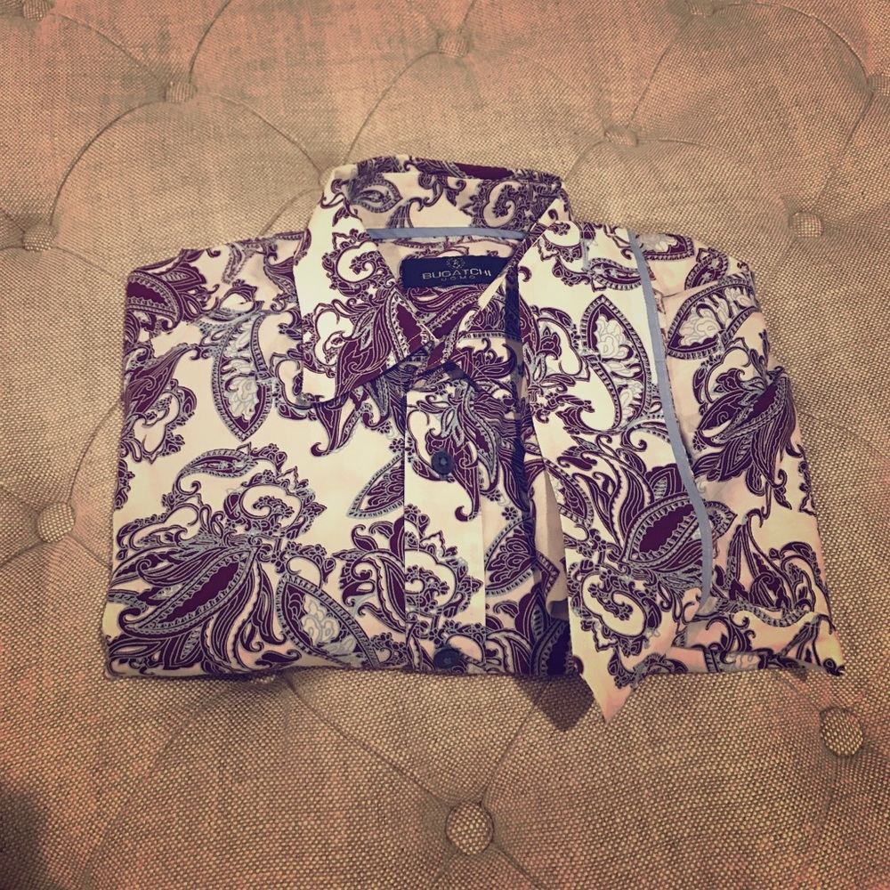 Bugatchi Men's dress shirt, great condition 👍🏻