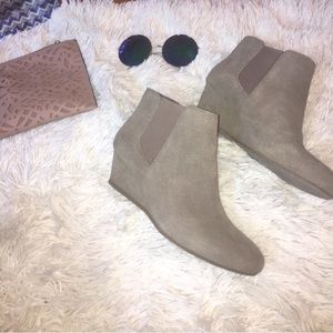 Nine West suede booties