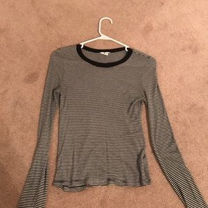 long sleeve striped shirt