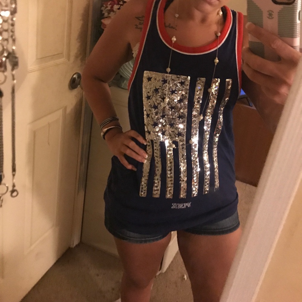 Small JULY 4th tank VS PINK HTF in this condition