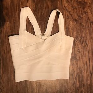 Tigermist White Bandage Top