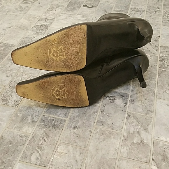 Stuart Weitzman black leather boots - Picture 4 of 6