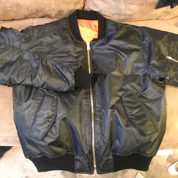 Black Bomber Jacket - Picture 1 of 4
