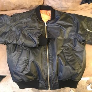 Black Bomber Jacket