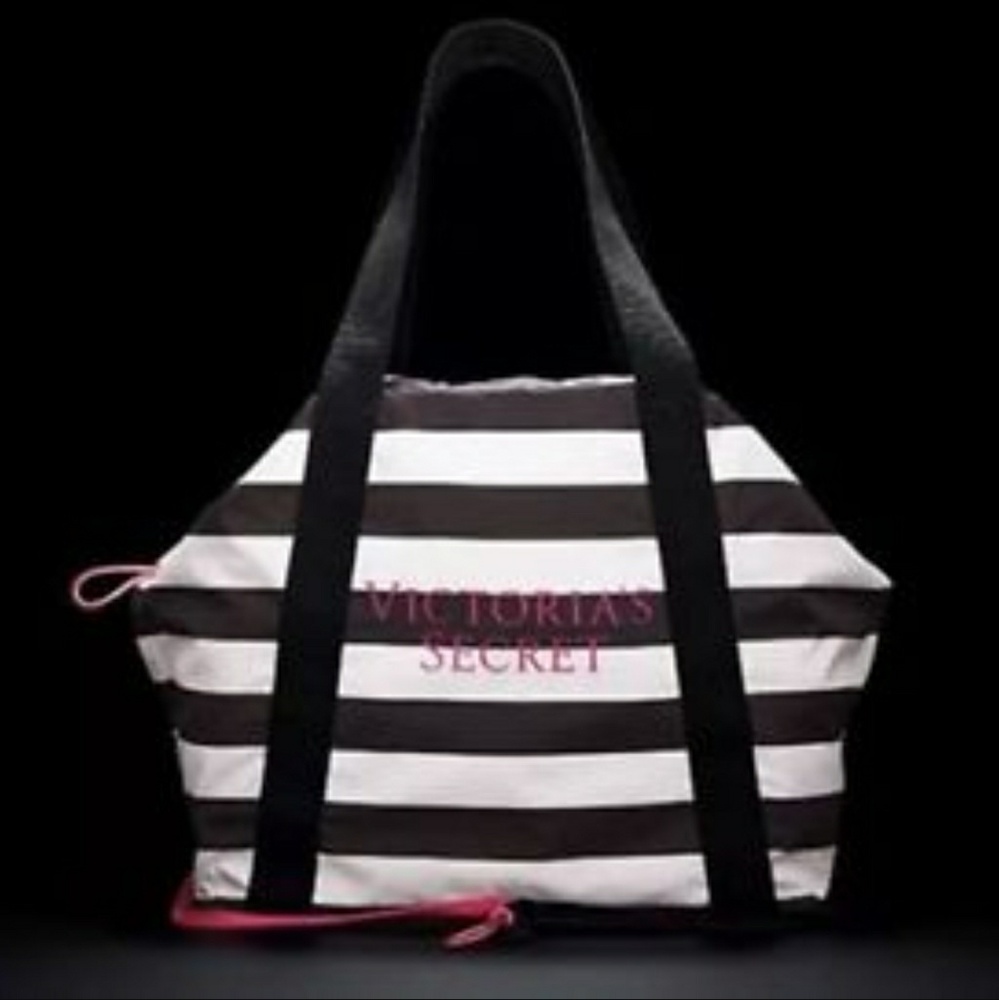 VS Striped weekend bag