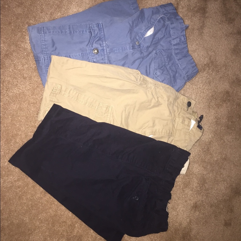 Set of three boys GAP cargo pants